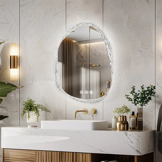 LUMIVIEW Prestige Irregular LED Vanity Mirror