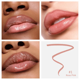 Peel-Off Lip Liner Stain, Waterproof Long-Lasting Matte Lip Tint with Tear-Off Film Finish for Smudge-Resistant Lip Contour