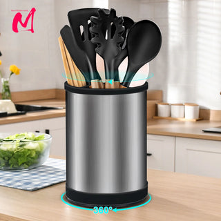 360° Rotation Utensil Holder