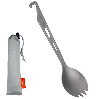 TiTo 2-in-1 Titanium Spork – The Ultimate Outdoor Dining Tool