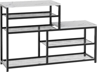 StepEase 5-Tier Shoe Rack Bench