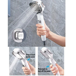 High Pressure Shower Head with Water Filter