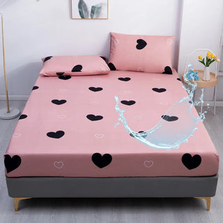 Multi-Design Waterproof Fitted Bed Sheet