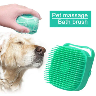 LatherPaw 2-in-1 Pet Shampoo Brush