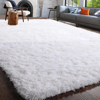 FuzzLux Fluffy Area Rug