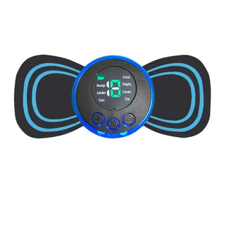 EMS Neck & Body Massager 8 Modes 19 Levels Portable Electric Muscle Stimulator Rechargeable Pain Relief Device