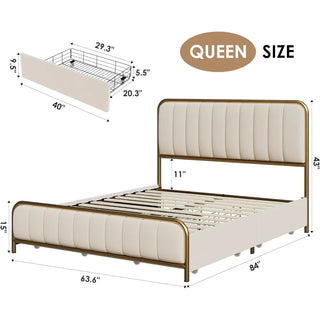 Velvra Storage Bed