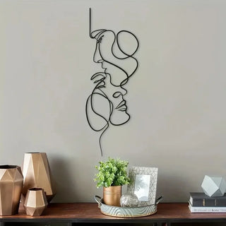 Facial Line Wall Decor