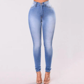 SANWOOD High-Waist Pull-On Skinny Jeans