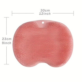 Exfoliating Foot Brush & Back Scrubber with Suction Cups - Deep Cleansing Shower Foot Massager