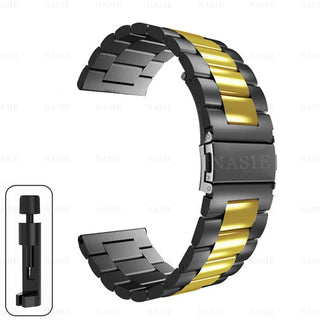 Premium Stainless Steel Watch Band for Fitbit Versa 2 – Adjustable Metal Strap