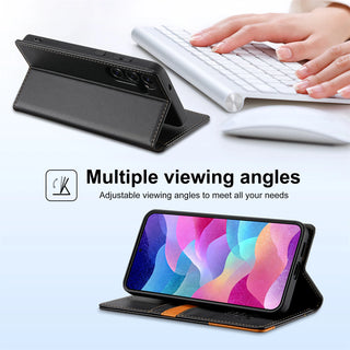 Business Leather Flip Wallet Case for Samsung Galaxy A Series  Slim Protection · Professional Style · Everyday Functionality W/ RFID Blocker