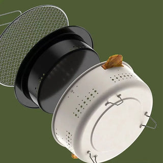 SizzleSphere Portable Charcoal Grill