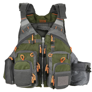 Lixada Outdoor Fishing Vest – Multifunctional Life Jacket with Storage & Safety Features