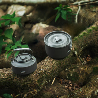 Camping Cooking Pot – Lightweight Aluminum Alloy with Folding Handle