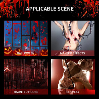 Scary Splatter 2-Pack Halloween Fake Blood Kit