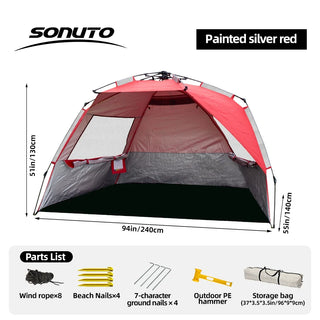 TrailBliss 4 Person Quick-Pitch Shelter