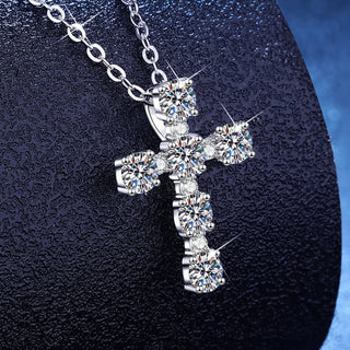Eternal Radiance Cross Necklace