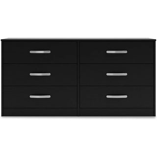 RUO WU 6 Drawer Dresser With Ball-bearing Tracks and Safety Stops