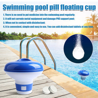 AquaGuard Floating Pool Automatic Chlorine Tablet Dispenser