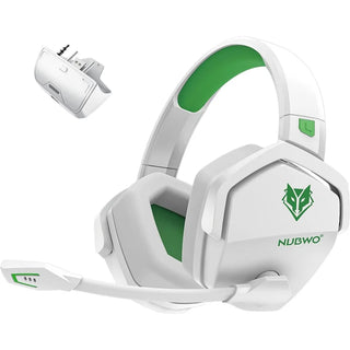 NUBWO G06 Wireless Gaming Headset 2.4GHz Bluetooth 5.3 with Mic 50mm Drivers