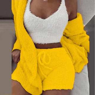Cozy Knit 3-Piece Lounge Set – Comfort She’ll Live In