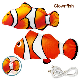 FlipFin Interactive Plush Fish