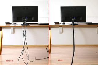 Cord Protector Wire Loom Tubing – Split Cable Sleeve for Power, Audio, USB, and Home Setup