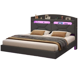 LuminEdge Floating Bed Frame