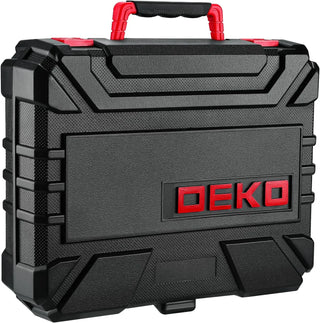 DEKO 126 Piece Tool Kit with 8V Cordless Drill Home Repair Set Screwdriver Drill Combo Kit