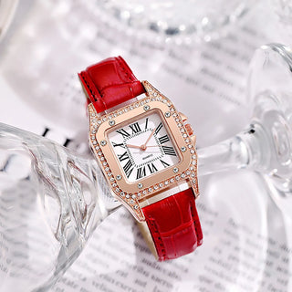 ISHOWTIENDA Square Crystal Quartz Watch