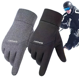 Men’s Winter Waterproof Cycling Gloves – Touch Screen, Fleece-Lined, Anti-Slip Outdoor Sports Gloves