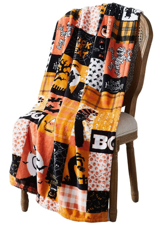 Halloween/Fall Throw Blanket