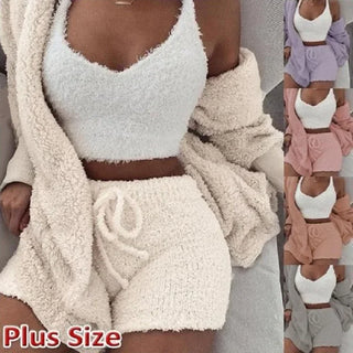 Cozy Knit 3-Piece Lounge Set – Comfort She’ll Live In