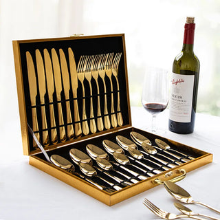 24 pcs Stainless Steel Cutlery Set