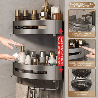 Triangles Shelf Shower Caddy