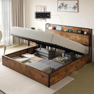 VaultLift King Storage Bed