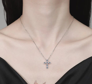 Eternal Radiance Cross Necklace