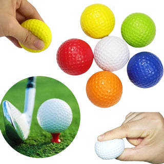 6 Soft Practice Golf Balls