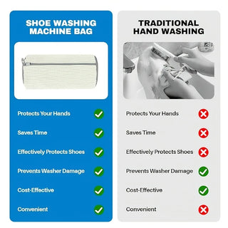 Reusable Washing Machine Shoe Cleaning Bag – Protect & Refresh Your Sneakers with Ease