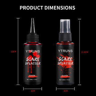 Scary Splatter 2-Pack Halloween Fake Blood Kit