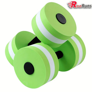 Aqua Water Dumbbell Foam Float for Pool Exercise – EVA Aquatic Resistance Weight for Water Aerobics, Swim Fitness & Strength Training