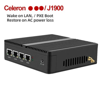 BEBEPC Fanless Mini PC with Intel Celeron J1900 – Ultra-Reliable Firewall, Router, VPN, and Game Server Appliance