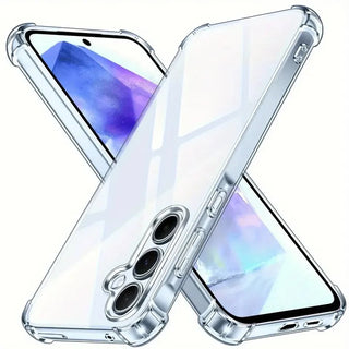Clear Shockproof Samsung Galaxy Case – Transparent Anti-Scratch Bumper with Reinforced Corners