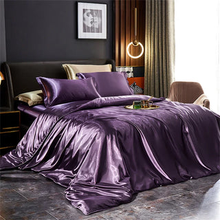 Luxury Satin Slik Duvet Cover Bedding Set