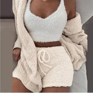 Cozy Knit 3-Piece Lounge Set – Comfort She’ll Live In