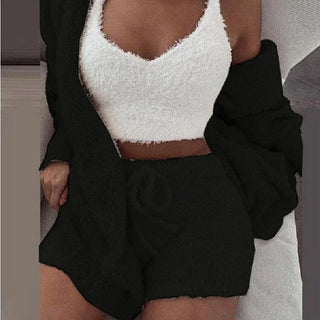 Cozy Knit 3-Piece Lounge Set – Comfort She’ll Live In