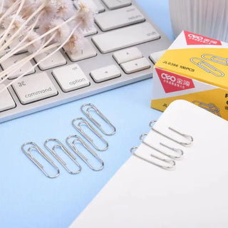 200 Silver Metal Classic Paper Clips