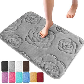 Rose Pressed Bath Mat