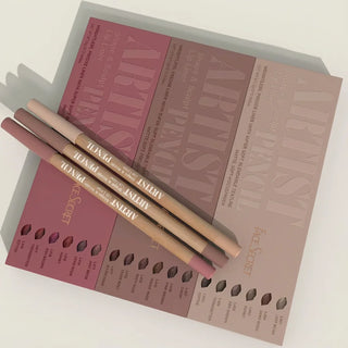 6-Piece Velvet Matte Lip Liner Pencil Set, Long-Lasting Waterproof Lip Pencils for Lining, Filling, Shaping, and Defining Lips